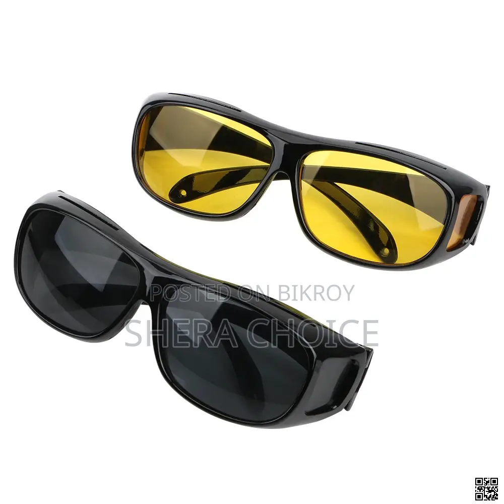 HD Vision Wrap Around Sunglass (2pcs Set)