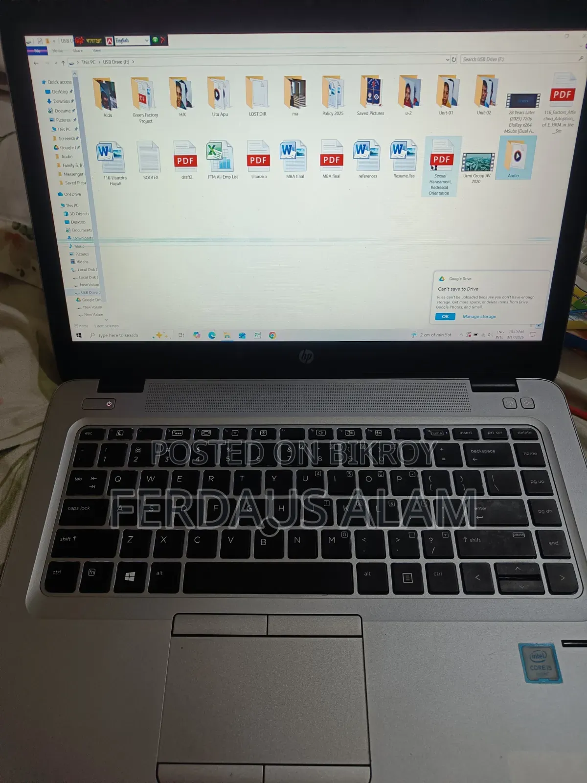 Laptop HP EliteBook 840 G3 256GB Intel Core I5 SSD 256GB