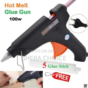 100w Hot Melt Glue Gun (With 5 Glue Sticks