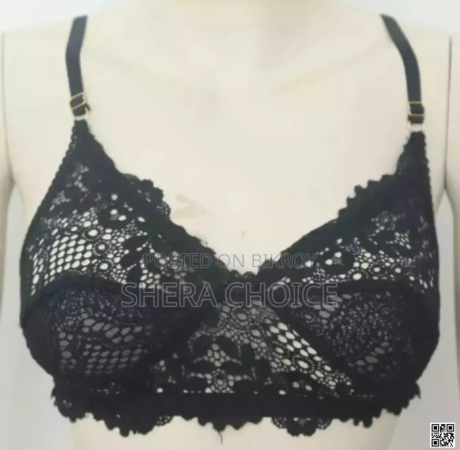 4 Color Lace Net Bra Set (4 Pcs) – Comfort + Style Together!