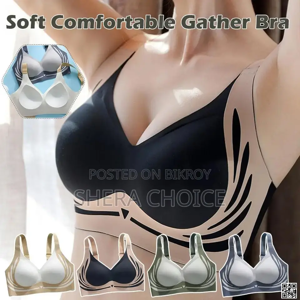 Classic Sports Bra – Anti-Sagging Wireless Push-Up Comfort Bra