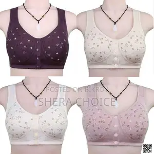 Front Button Nursing Sports Bra – Ultra Soft Cotton Comfort Wear