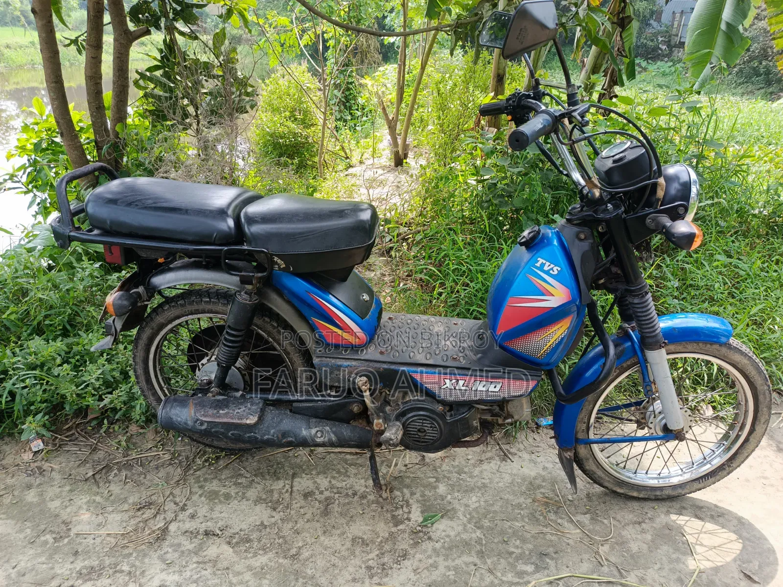 TVS XL 100 2018 Blue
