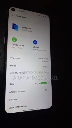 Oppo A73 5G 256 GB Red