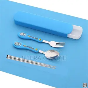 4 in 1 Stainless Steel Spoon Chopstick Set – Stylish Smart