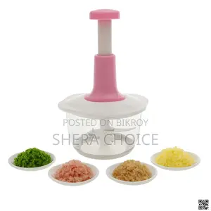 Manual Push Type Food Chopper – 1.5l Large Capacity Kitchen Helpe