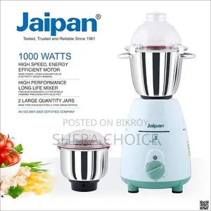 Jaipan Family Mate 1000w Blender – 3 In 1 Heavy Duty Mixer Grinder