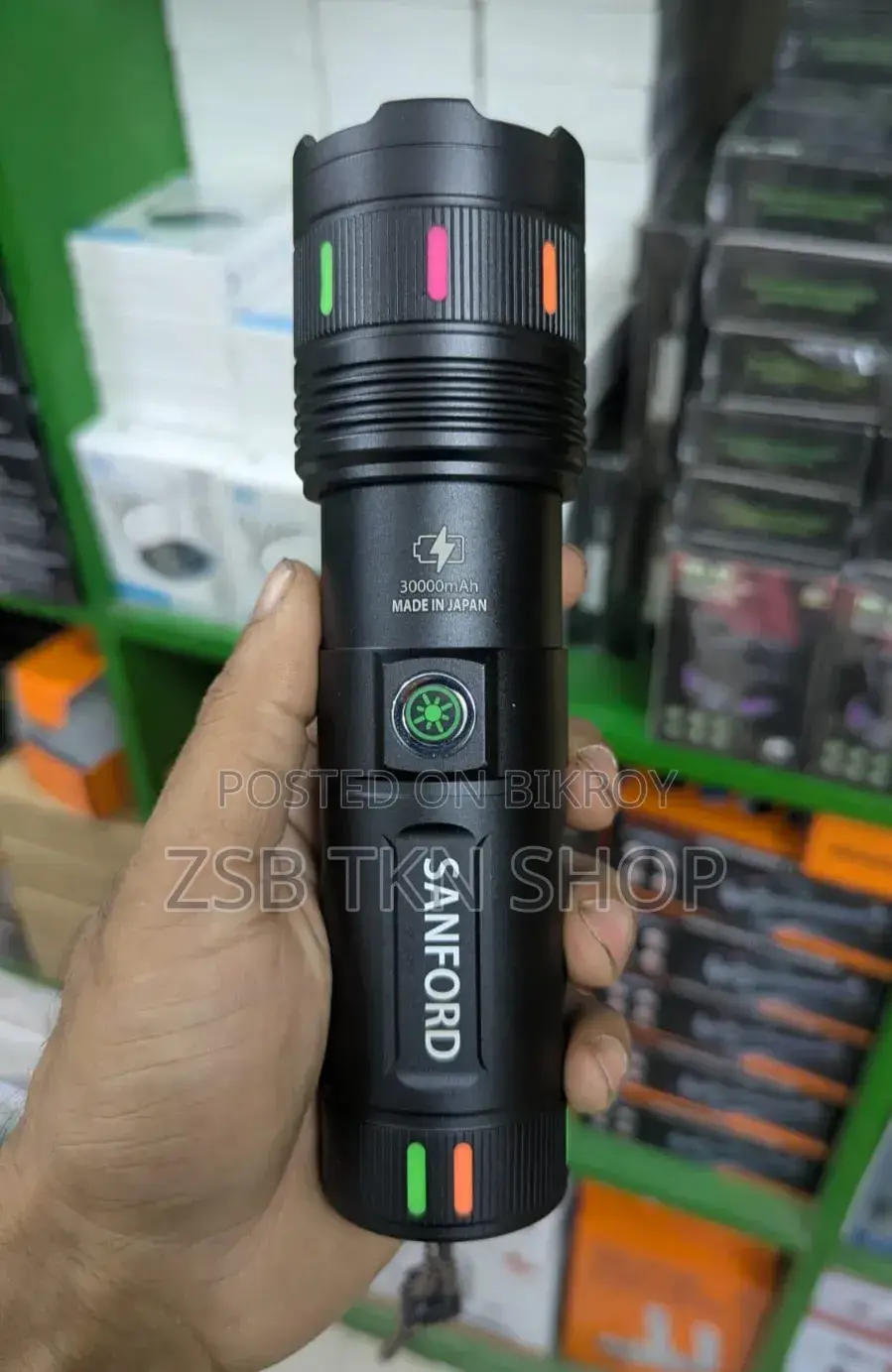 Sanford Japan White Laser With Led Torch Light 30000mAh