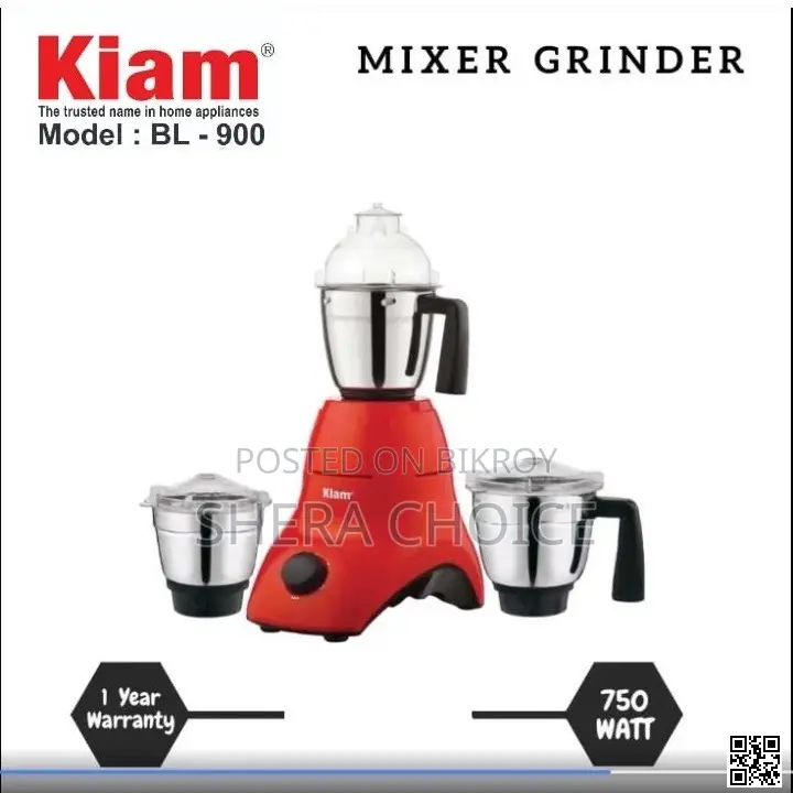 Kiam Bl 900 Mixer Grinder শক্তিশালী কিচেন পার্টনার আপনার রান্নার জন্য!