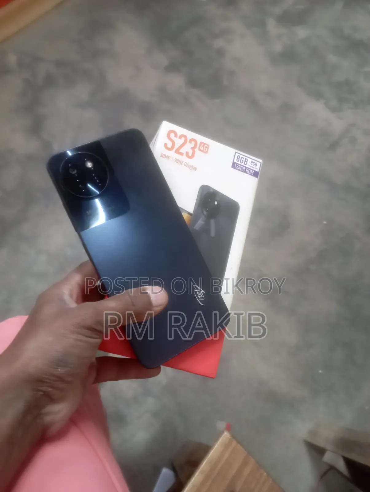 Itel S23 128 GB Black