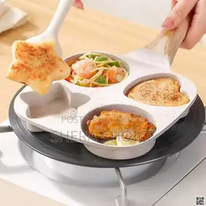4-in-1 Non-stick Breakfast Frying Pan – Complete Breakfast in One Pan