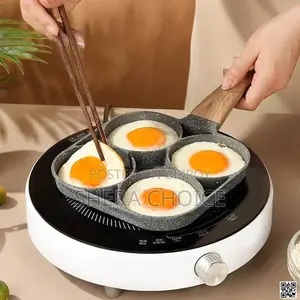 4-in-1 Non-stick Breakfast Frying Pan – Complete Breakfast in One Pan!