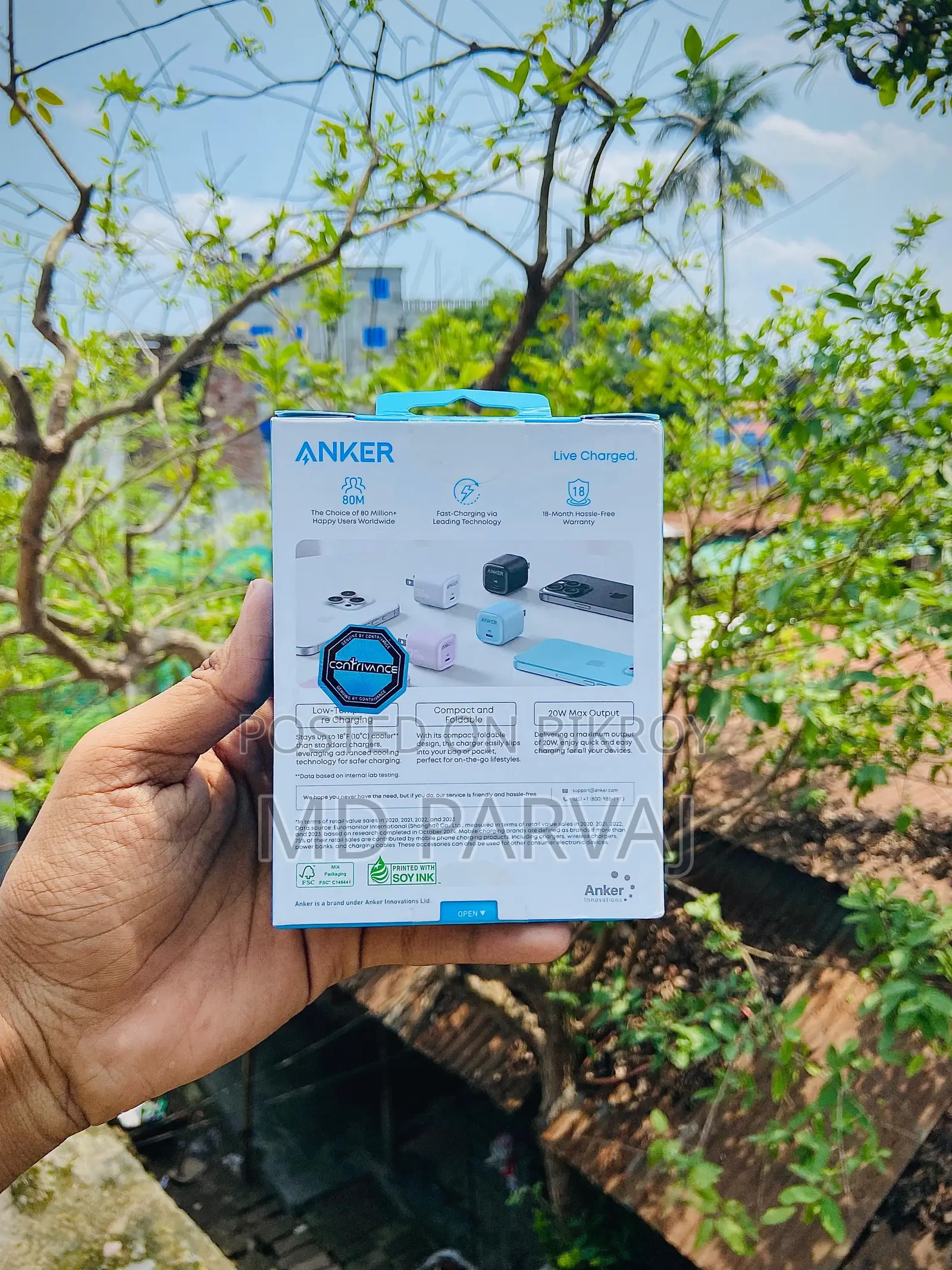 Anker Zolo Charger (20W, PD 3.0)