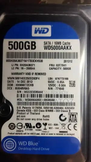 Hard Disk 500GB