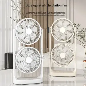 Double-head Desktop Fan 6 Month Warranty