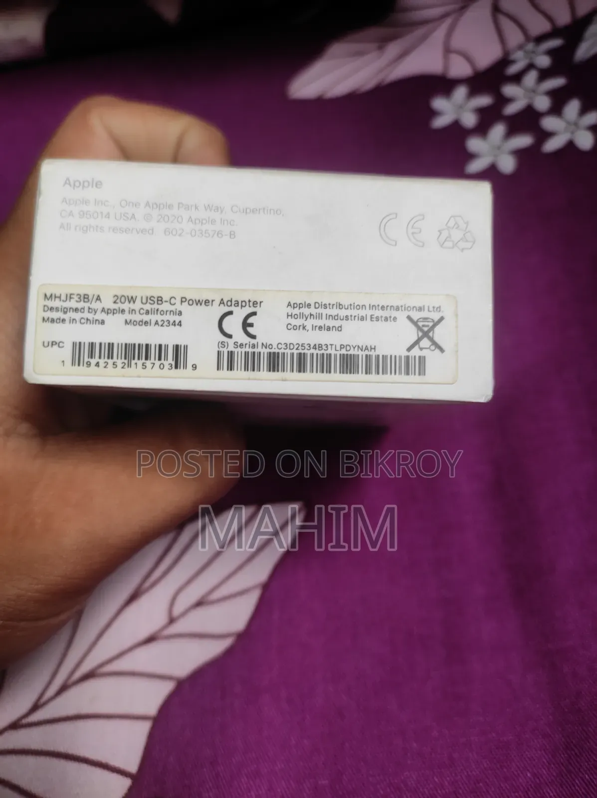 Apple Original Adapter for Sale