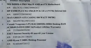 Amd Ryzen 5 2400g With Radeon Rx Vega 11