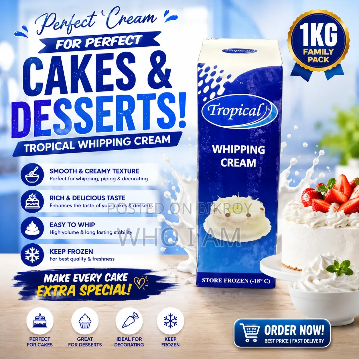 Tropical Whipping Cream