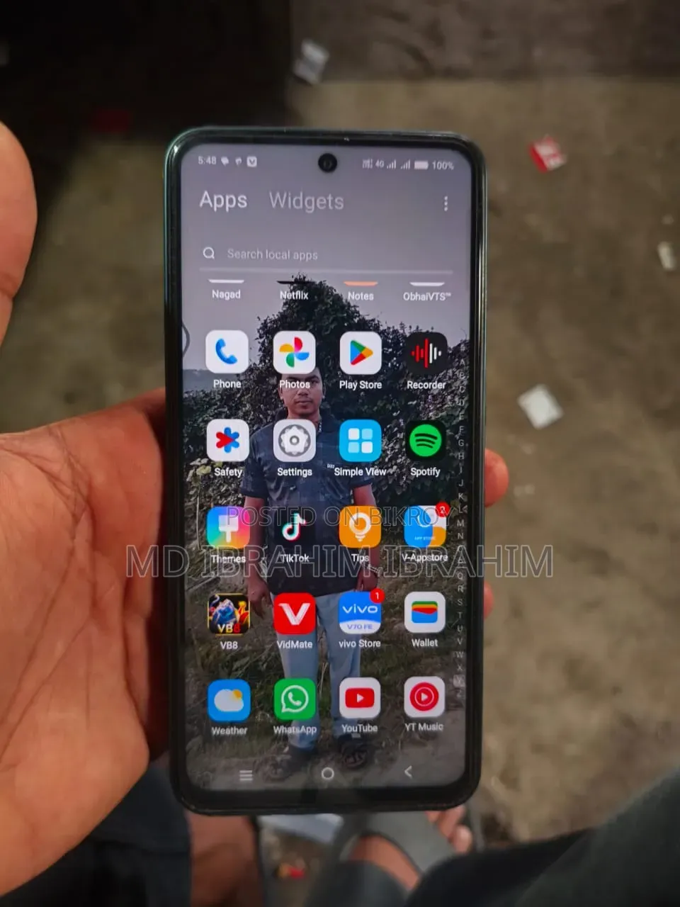New Vivo Y21d 128 GB Gray