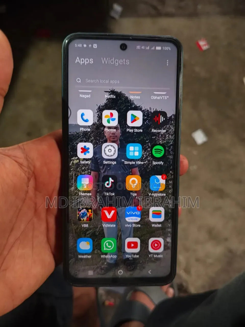 New Vivo Y21d 128 GB Gray