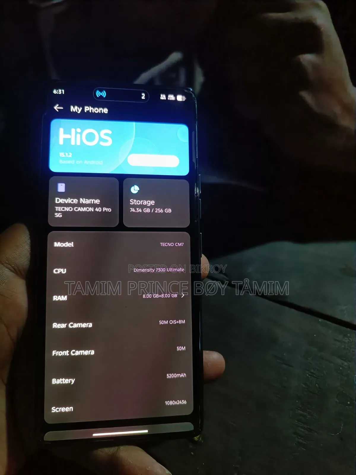 Tecno Camon 40 Pro 5G 256 GB Gray