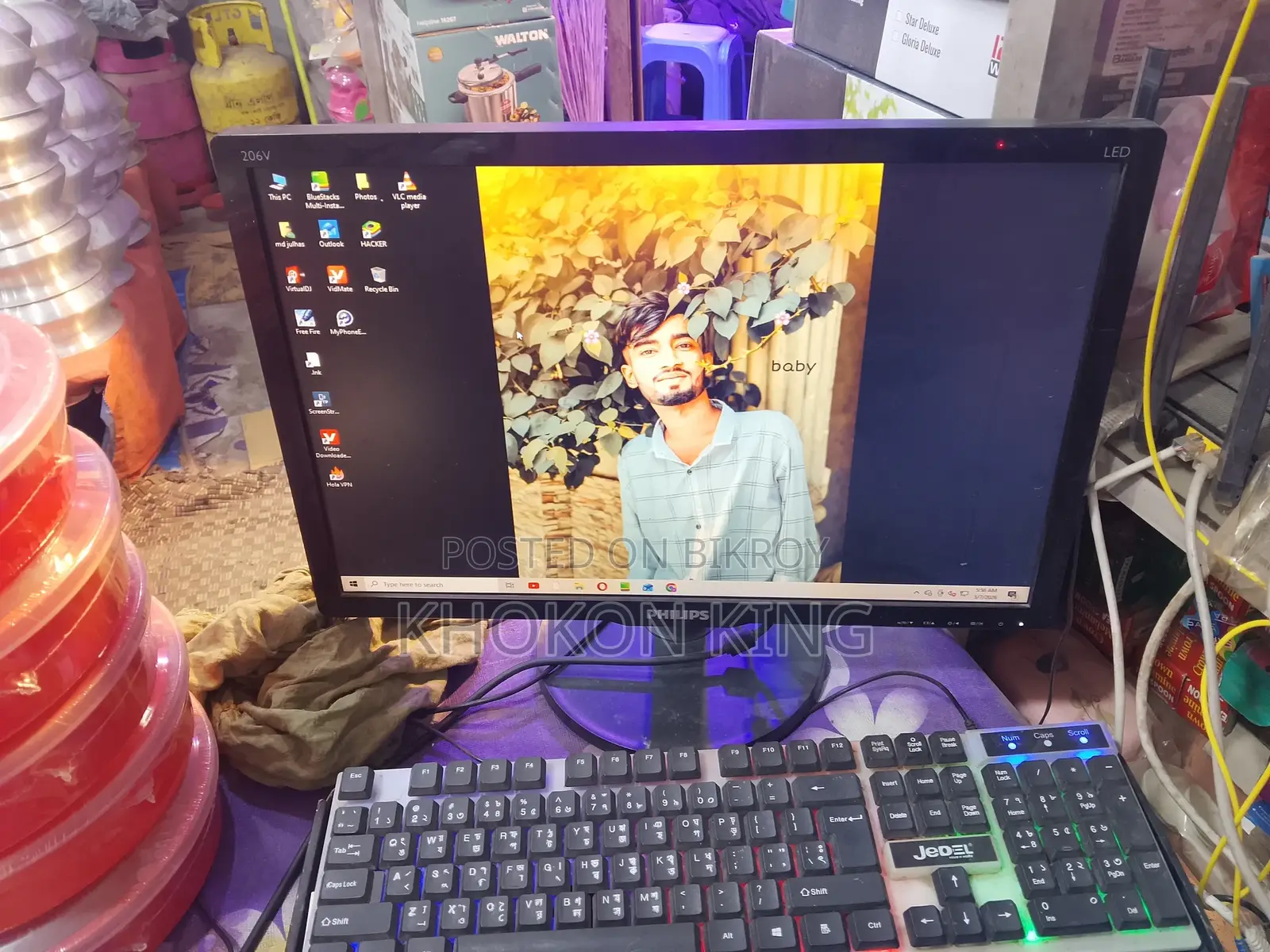 Desktop Computer 4GB Intel Core I3 SSD 128GB