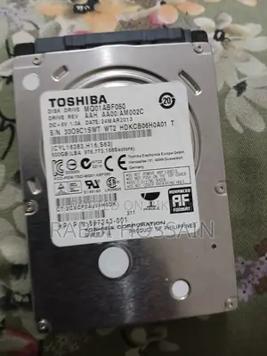 Toshiba 500gb Laptop Hard Drive (2.5” Sata)