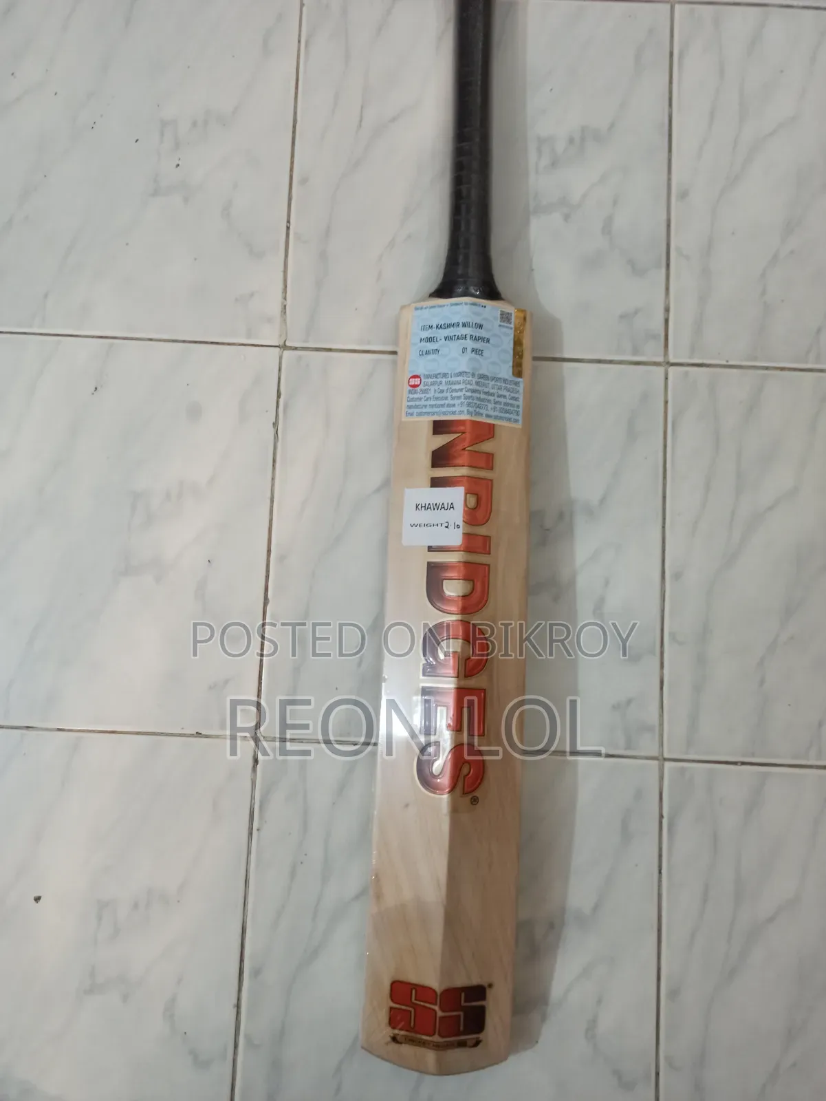 Ss Vintage Rapier Bat