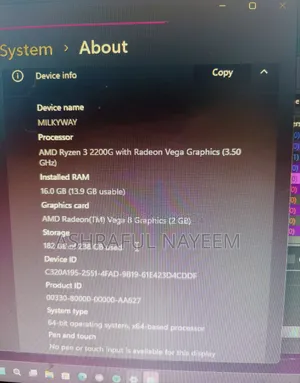 Desktop Computer 8GB AMD Ryzen SSD 256GB