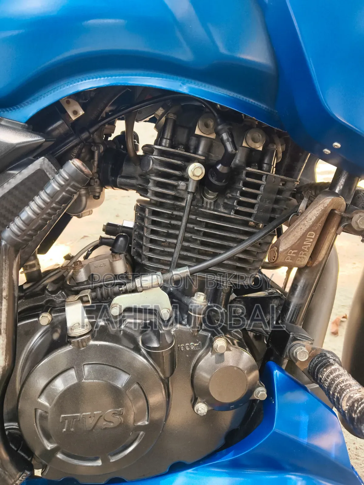 TVS Apache RTR 160 2V 2018 Blue