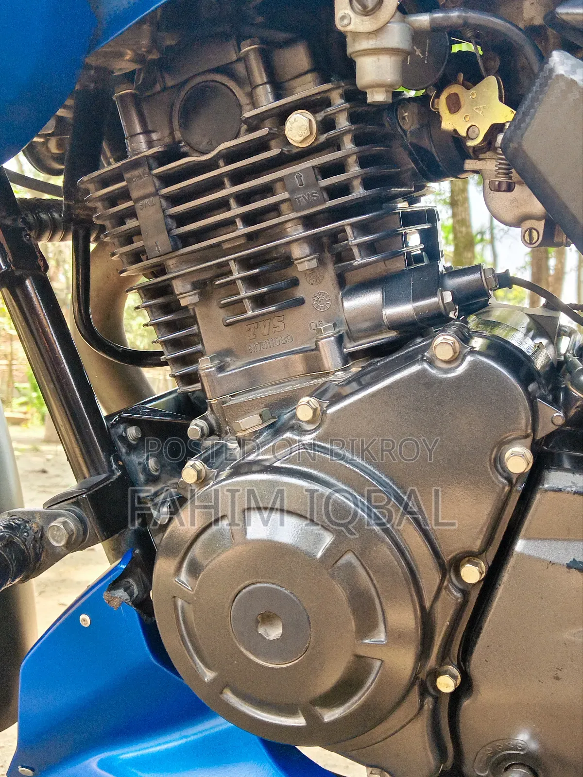 TVS Apache RTR 160 2V 2018 Blue