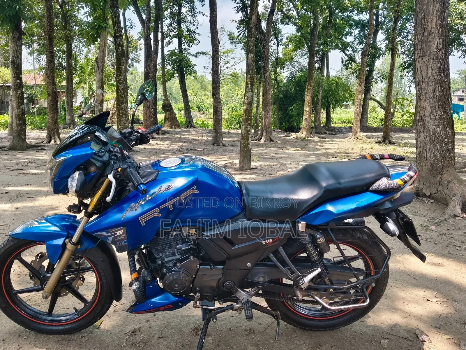 TVS Apache RTR 160 2V 2018 Blue