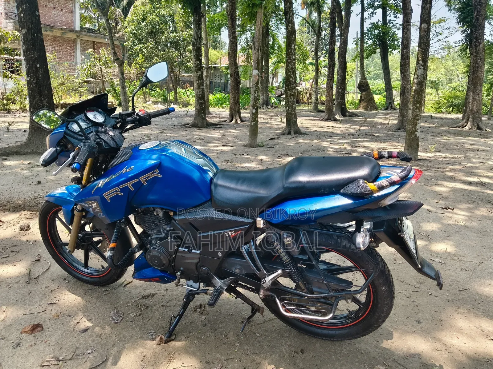 TVS Apache RTR 160 2V 2018 Blue