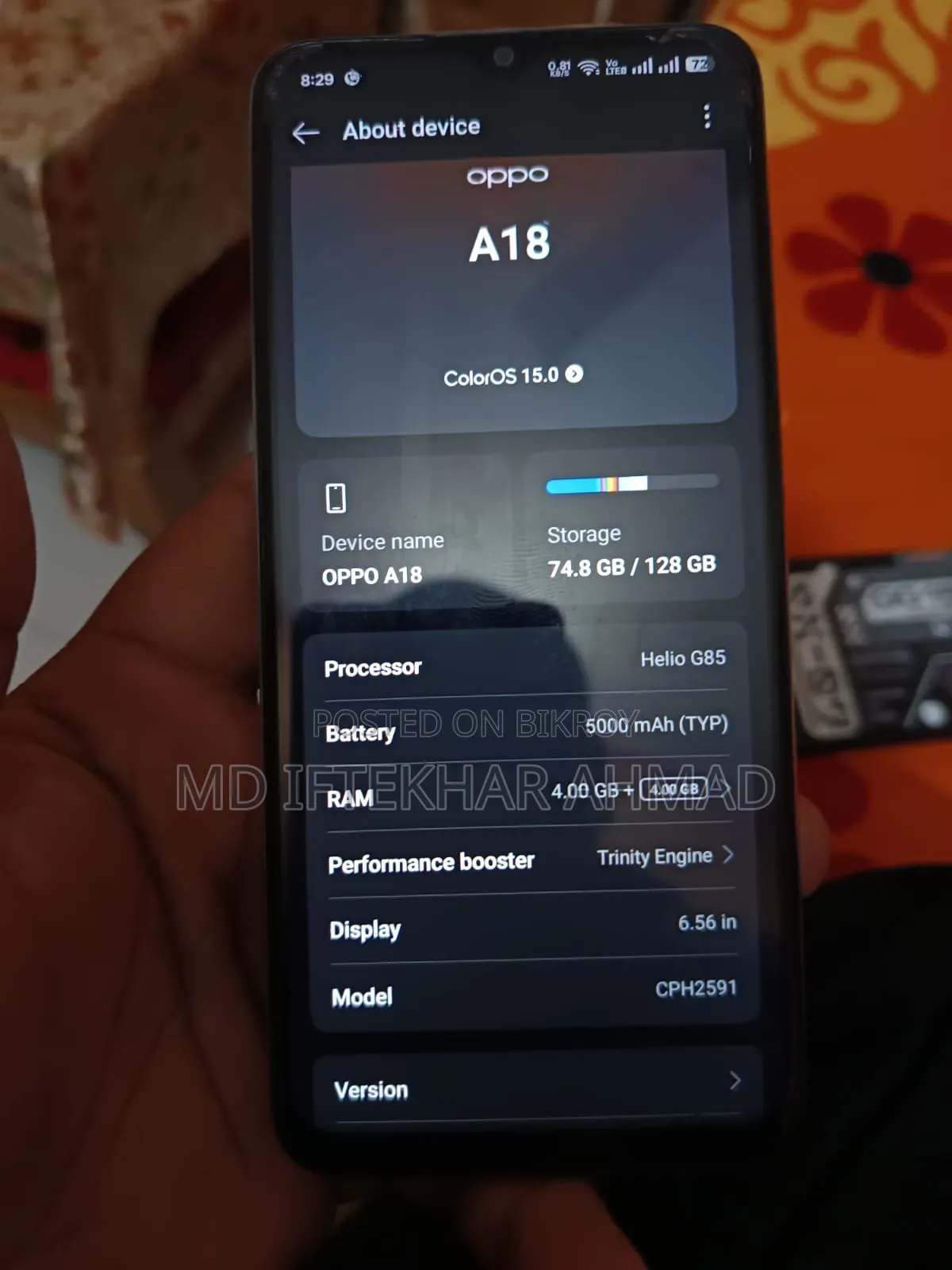 Oppo A18 128 GB