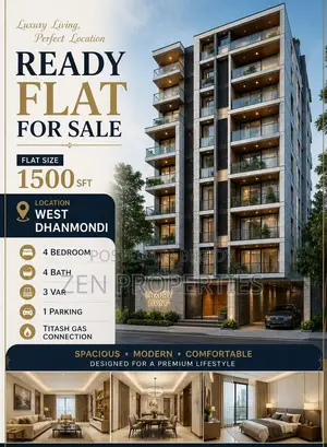 Furnished 4bdrm Apartment in Zen, Dhanmondi for Sale