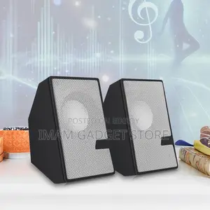 D7 Multimedia 2.0 Channel Speaker – Usb Powered, 3.5mm Aux