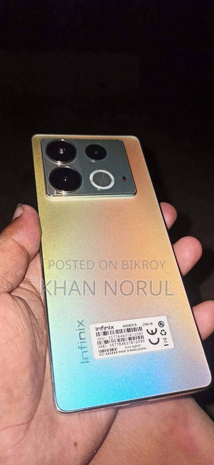 New Infinix Note 40 256 GB Pink