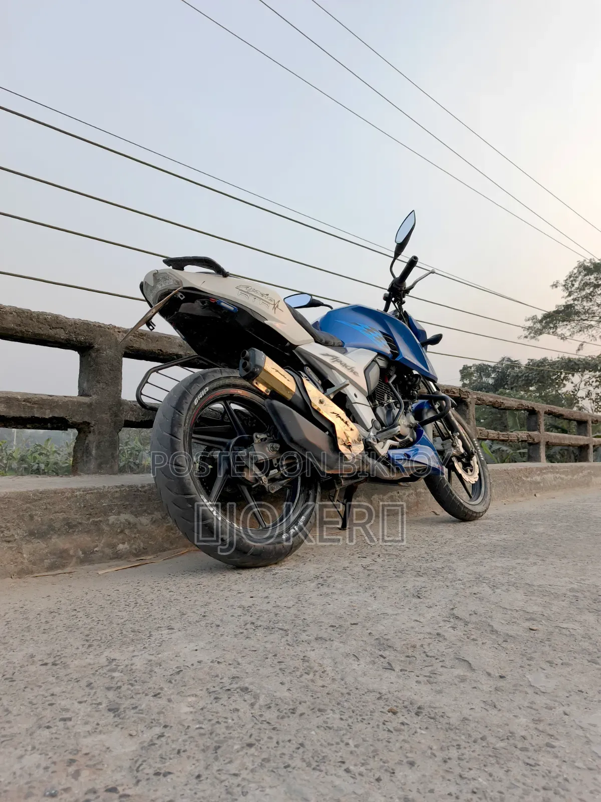 TVS Apache 160 4V 2019 Blue