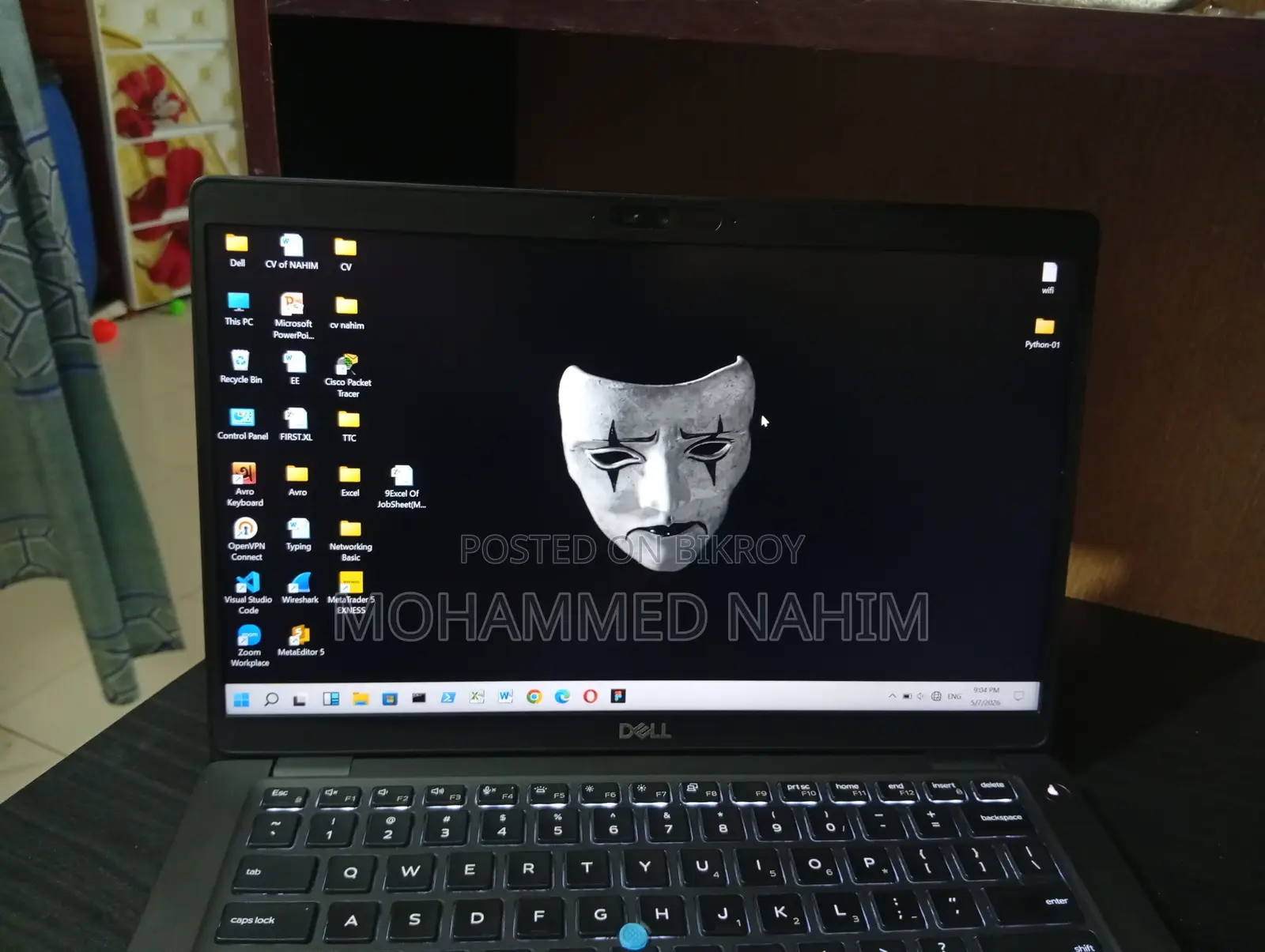 ল্যাপটপ Dell Latitude 5401 8GB Intel Core I7 SSD 256GB