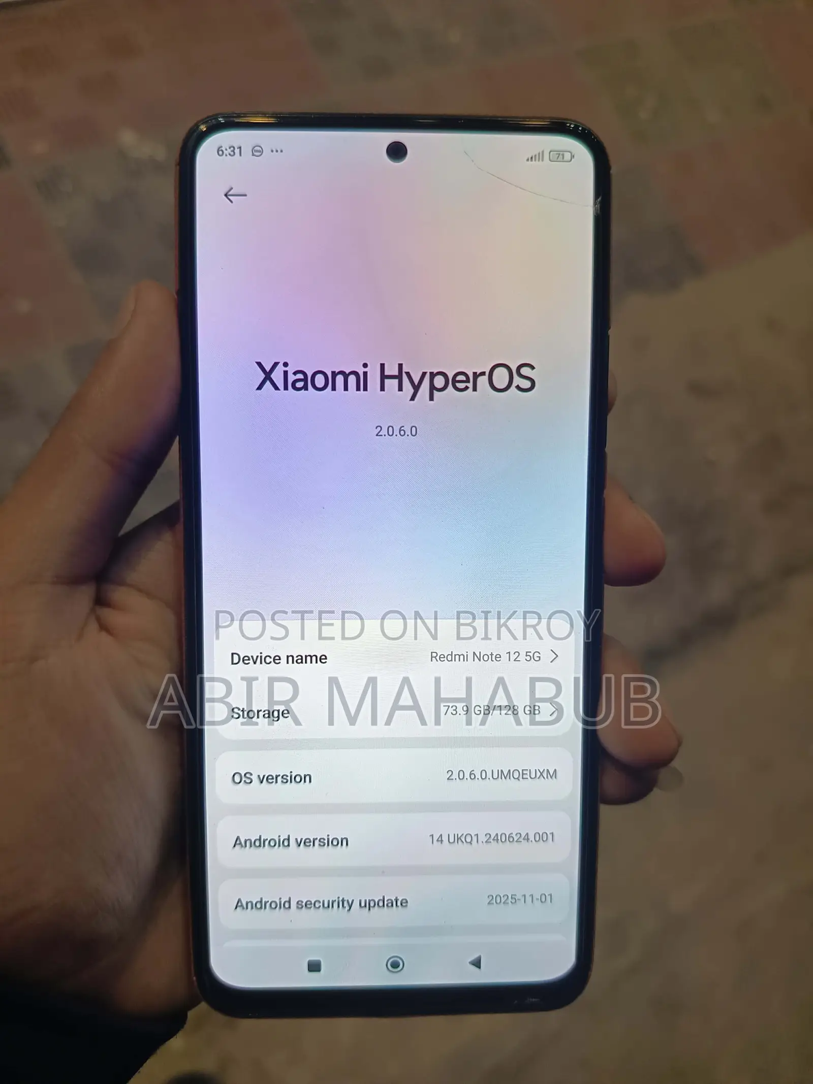 Xiaomi Redmi Note 12 5G 128 GB Orange