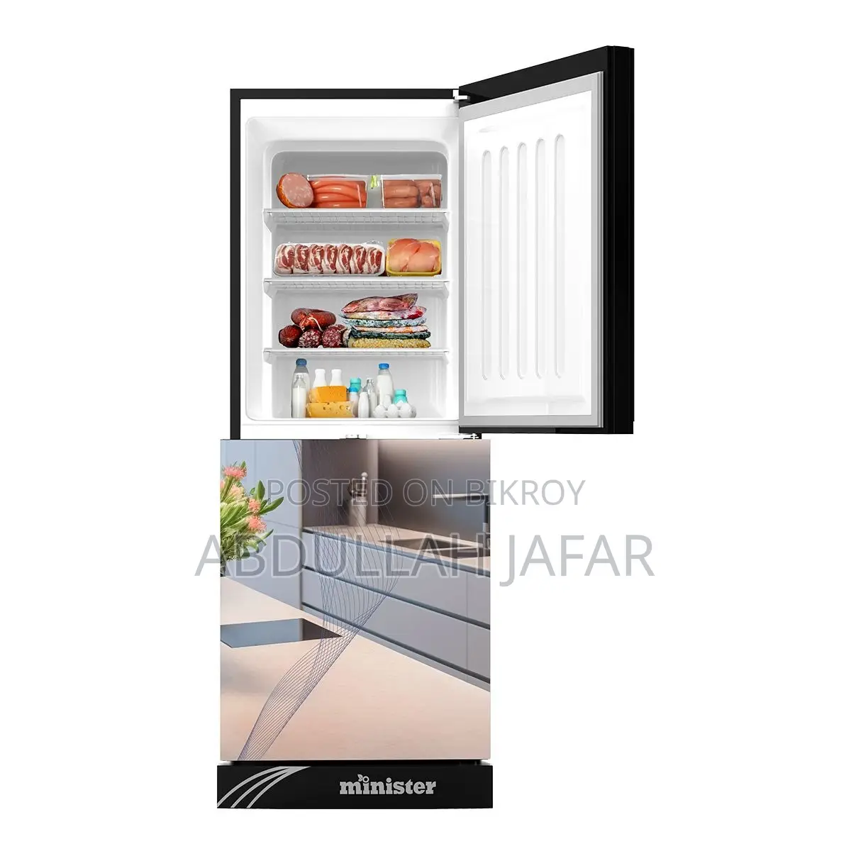 Minister M-350 Mirror Blue Glass