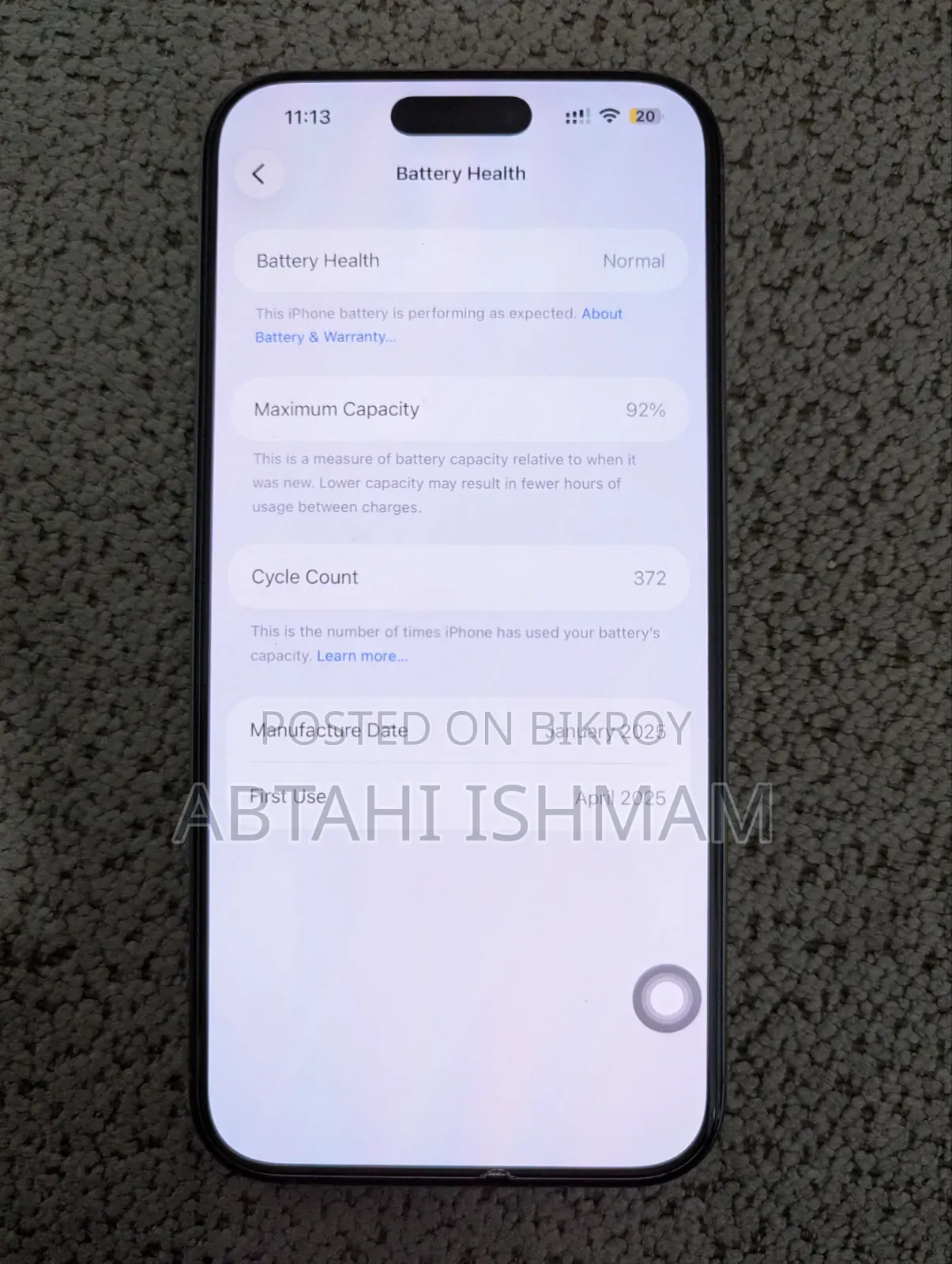 Apple iPhone 16 Pro Max 256 GB Silver