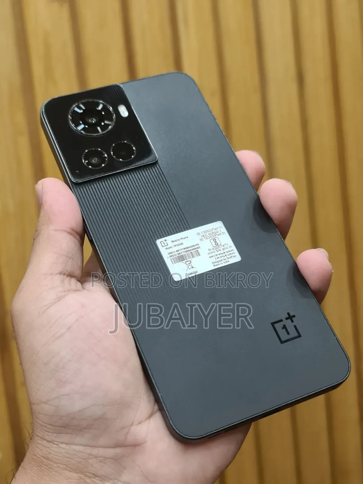 OnePlus 10R 150W 256 GB Black
