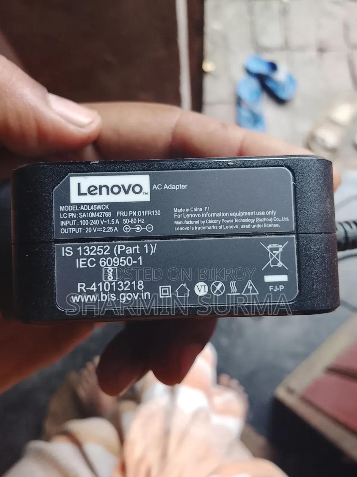 Lenovo Laptop Charger