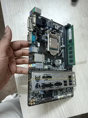 Gigabyte H81m Bord I3 4gen Processor and Ram Combo