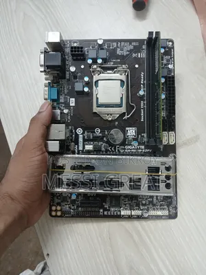 Gigabyte H81m Bord I3 4gen Processor and Ram Combo