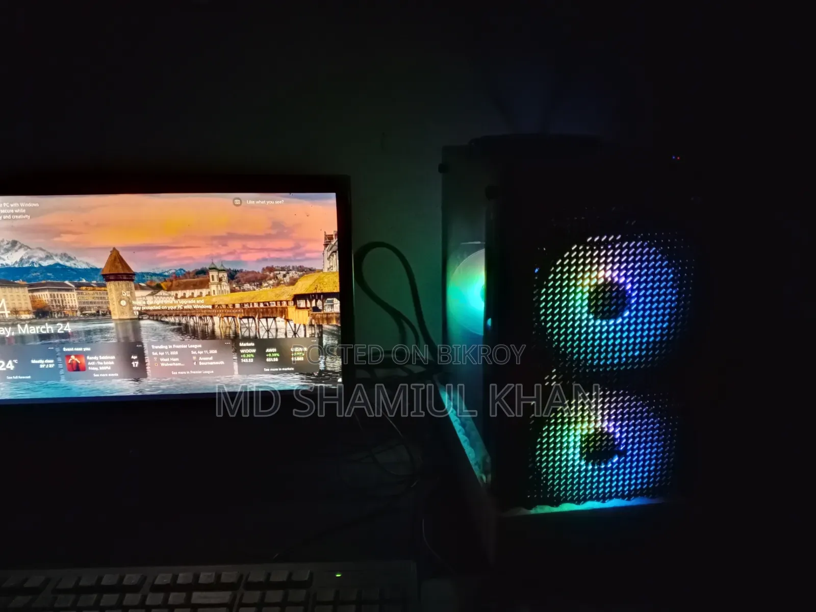 New Desktop Computer Asus 8GB Intel Core I5 SSD 128GB