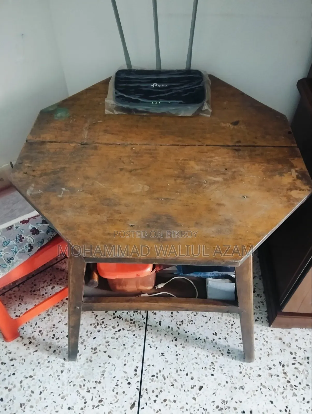 Round Wooden Table