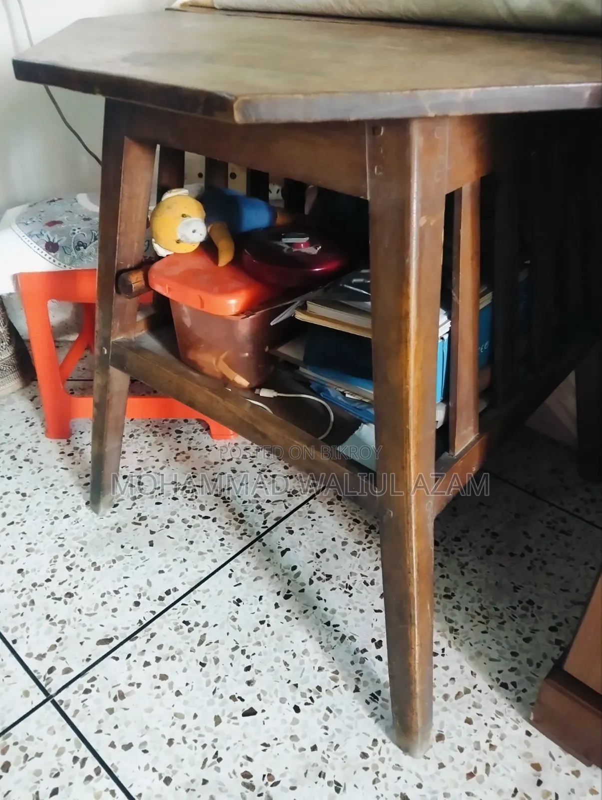 Round Wooden Table