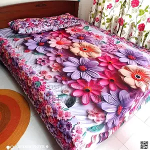 3D Printed Bed Sheet Set With 2 Pillow Covers